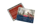 Derwent 24 Drawing Coloured Pencils Tin Set Pack High Lightfast Professional Artists