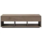CARDEW CONTEMPORARY MINDI WOOD TELEVISION UNIT ETU 3 DRAWERS LATTE 180CM