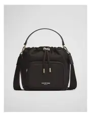 [Country Road] Recycled Polyester Soft Bucket Bag in Black