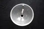 VITRAFORM Large Undermount Sink With Chrome Overflow Hardware Tebori Pattern