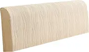 Stretch Headboard Covers for King/Double/Single Size King Size Bed Headboard Slipcover Bed Head Cover Dustproof Protector Cover for Bedroom Décor(Beige Color,67-75inch/170-190cm)