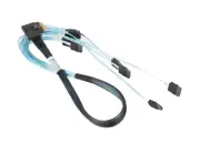 SuperMicro CBL-SAST-0827 Slimline SAS x8 (LA) to 8x SATA 70cm Cable