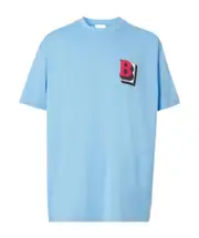 graphic-print T-shirt M Blue