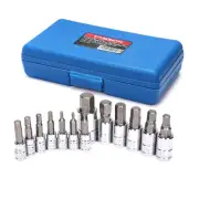 CASOMAN 13 Piece Hex Bit Socket Set, S2 Steel Bit Socket Tool Kit, Metric, 2m...