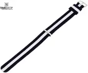 Daniel Wellington Glasgow Silver Women's Multicolour Nylon Watch Strap 0802DW