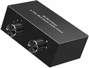 IOIUSKKU 4-Way Stereo Audio Switch Sound Receiver for Home Theater