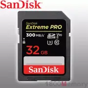 GENUINE SanDisk 32GB Extreme Pro SDHC UHS-II Memory 300MB/s SD Speed Class3 32G