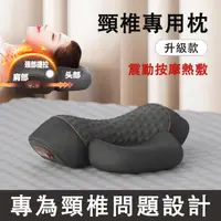 在飛比找momo購物網優惠-【zoodenit】加熱按摩式護頸枕 反向睡眠枕(USB接口