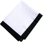 Angoily 1pc Folding Projection Curtain for Home Cinema Events and Entertainment Venues Durable Material Easy Installation Versatile Use