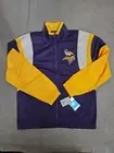 Starter Minnesota Vikings Jacket Mens XL Purple Gold Full Zip NFL NEW w TAGS