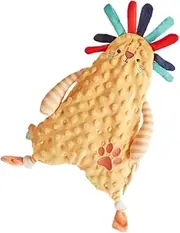 ibasenice Soothing Towel Chicken Fruit Kit Rabbit Furry Gloves Gutter Pigeon Parakeet Wicker Cute Chewing Cartoon Chewing Towel Yellow Pp Cotton