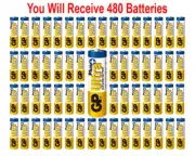 480x GP Ultra Plus AA Batteries Alkaline Bulk Wholesale Packaged Exp. 2024