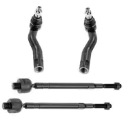 4PC Inner/Outer Tie Rod Ends FITS 2012-2016 Honda CR-V (for: Honda)