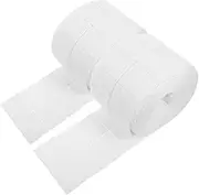 FOMIYES 2 Rolls Nail Tissue Paper Nail Cleansing Pad Nail Scrub Towels Nail Polish Remover Nail Pads Eyelash Extension Wipes Nail Washing Towel Bathroom Paper Makeup Pads Nail Wipes White