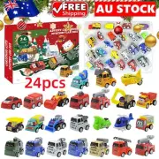 Advent Calendar Christmas Countdown Calendar 24Pcs Truck Car Boys Toys Gifts