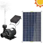 Solar Fountain Pump,Water Garden & Pond Pumps - 30W Outdoor Watering Submersible Pump for Garden, Ponds, Hummingbird Garden