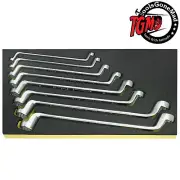 Stahlwille 8Pc Double Ended Ring Metric Spanner Set Foam Inlay TCS20/8 6x7-19x22
