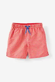 [Cotton On Kids] Cotton On Kids - Bailey Board Short - Varsity red/gingham 3 VARSITY RED/GINGHAM
