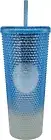 Starbucks 2023 Holiday Chapter3 Edition Blue Silver Gradient Studded Tumbler 24o