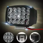 White Motorcycle LED 2000LM Spotlight 80W Assist Bright Package 12V-24V