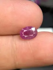 2.50 Ct Natural Included Ruby Pinkish Red Color Oval Shape loose Gemstone