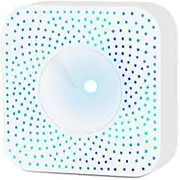 Tuya WiFi Intelligent Air Quality Monitor 6-in-1 Air Housekeeper PM2.5/Formaldehyde/VOC/CO2/Temperature/Humidity Detector Compatible with Alexa for Home Office QIUNI