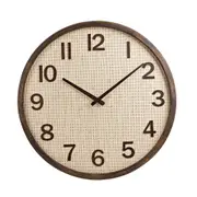 Furb Large Wall Clock 60cm Modern Round Clock Non-Ticking