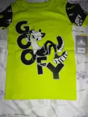 Size 4 GOOFY 2 Piece Pajama Set NIP Disney