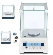Laboratory Analytical Balance Digital Precision Scale with Min Weighing 0.0004g