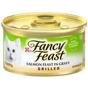 Fancy Feast Grilled Salmon Feast in Gravy Wet Cat Food - 85g