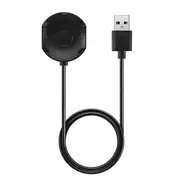 USB Fast Charging Cable Base Charger Cable for Steel Hybrid Smart Watch Charger Black