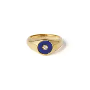 Koda Gold Ring - Lapis