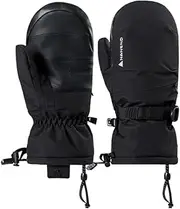 [xwxwseui] Insulated Snow Mittens for Men Women Long Waterproof Ski Mitten Touchscreen Windproof Snowboard Gloves