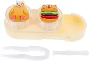 [BESTYASH] Case Containers for Multi Purpose Travel Organizer Portable Case Case Cute Case Eye Case Abs