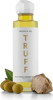 TRUFF White Truffle Oil - White Truffle Infused Olive Oil - Gourmet Dressing, Seasoning, Marinade, or Drizzle, Non-GMO, Gluten-Free, 177mL