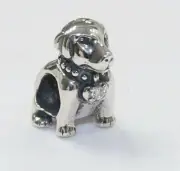 Authentic Pandora Charm Sterling Silver Labrador Bead 791379CZ