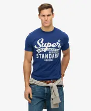 Standard Script Tee | Supermarine Navy