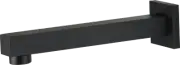 Brasshards Mixx 11SSP01M Chai 200mm WaterMark Matt Black Square Bath Spout, Exp