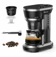 Sboly Automatic Coffee Maker w/ Coffee Grinder Fast Brew Coffee Machine