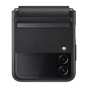 Samsung Galaxy Z Flip4 Flap Leather Cover EF-VF721LBEGWW - Black