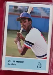 Willie McGee 1980 Minor League Set.
