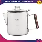 Bozeman Camping Coffee Pot – Coffee Percolator – Percolator Coffee Pot for Campf