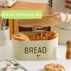 with Cutting Board Lid Bread Box Large Capacity Bread Storage Bin