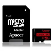 Apacer microSDXC Memory Card - 128GB Includes Adapter - UHS-I - Class 10 - Read