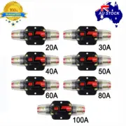 20A-100A Circuit Breaker Dual Battery IP67 Fuse Manual Reset Auto Car 12V-24V