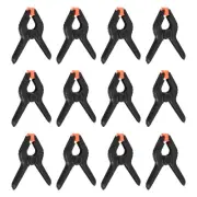 12Pcs Plastic Spring Clamps Heavy Clip 3.5" Professional Muslin Clamp