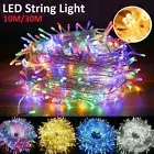 LED Fairy String Lights Waterproof Christmas Party Lights Outdoor Garden Lights