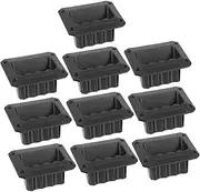 WOONEKY 10pcs Plastic Speaker Handles Replacement Handles for Subwoofer Speaker Case Barn Door Easy to Install and Remove