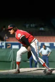 Fritz Peterson Cleveland Indians pitches at an Major League Baseb- 1974 Photo