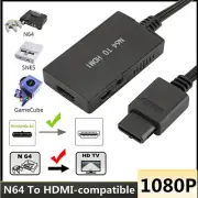 HDMI Adapter Converter w/ HD Cable for Nintendo 64/SNES/SFC/NGC Gamecube Console